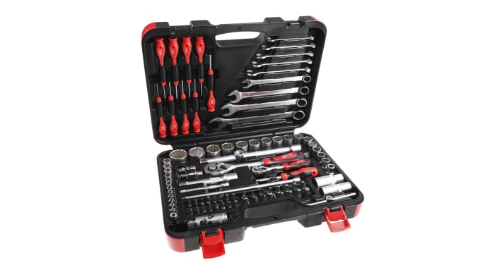 RS PRO 94 Piece Mechanical Tool Kit with Case