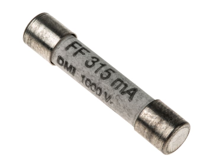 SIBA 315mA FF Ceramic Cartridge Fuse, 6.3 x 32mm