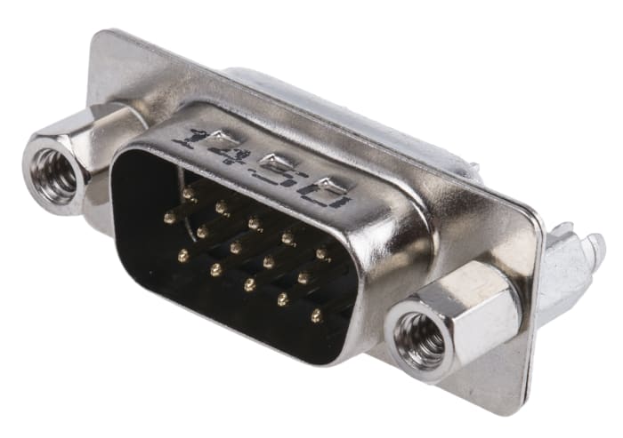 Amphenol ICC 10090928 15 Way Through Hole D-sub Connector Plug, 2.29mm Pitch