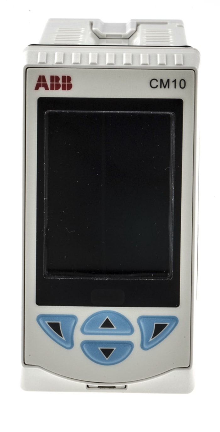 ABB CM10 DIN Rail Process Controller, 97 x 50mm 2 Input, 2 Output Analogue, Relay, 100 → 240 V ac Supply Voltage