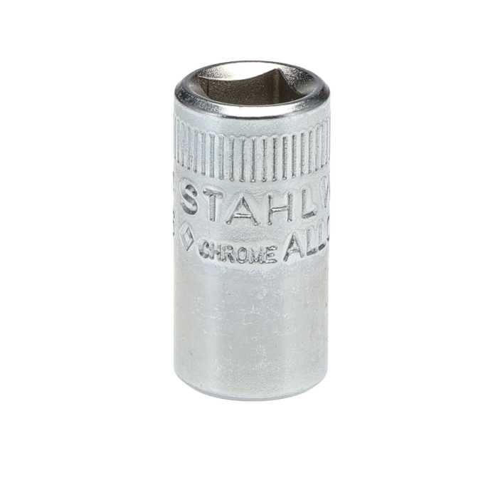 STAHLWILLE 1/4 in Drive 5/16in Standard Socket, 12 point, 23 mm Overall Length