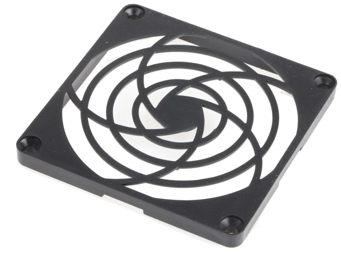 Protège-doigts pour ventilateur de taille 80mm, RS PRO 80 x 80mm, en PBT