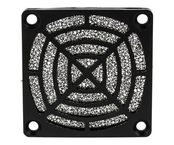 RS PRO Fan Filter for 60mm Fans, PUR Filter, ABS Frame, 60 x 60mm