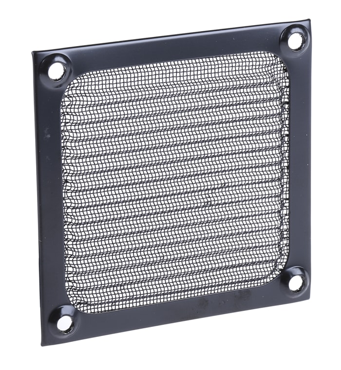 Filtro de ventilador RS PRO de Aluminium, Stainless Steel, dim. 92 x 92mm, para ventilador de 92mm