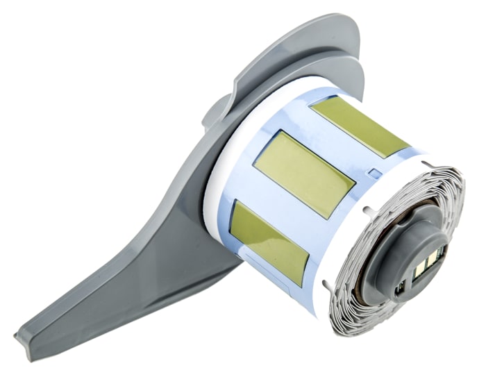 Brady BMP71 PermaSleeve on Yellow Heatshrink Labels, 11.15 mm Length, 25.78 mm Width