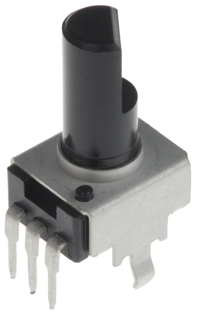 Potentiomètre Rotatif Bourns PTV09, 100kΩ max, Ø axe 6 mm, Montage sur Panneau, Traversant