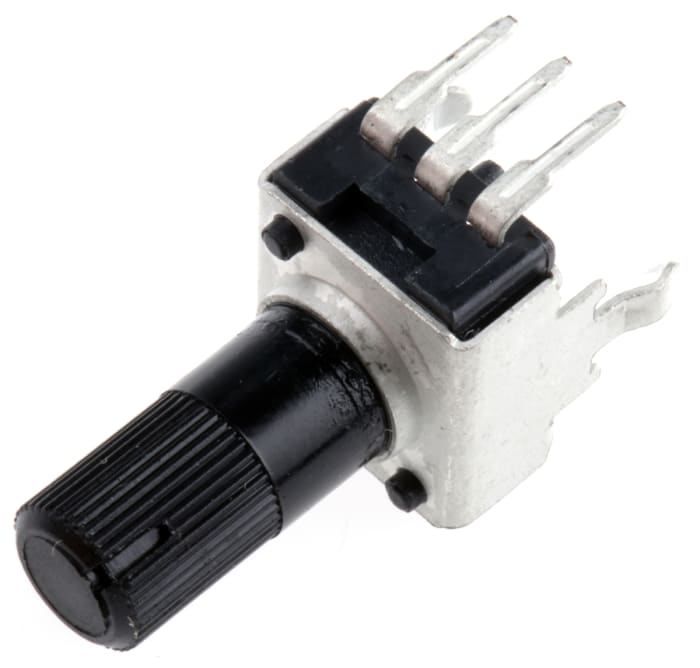Bourns PTV09 100kΩ Rotary Potentiometer 1-Gang, Panel Mount (Through Hole), PTV09A-4020U-B104