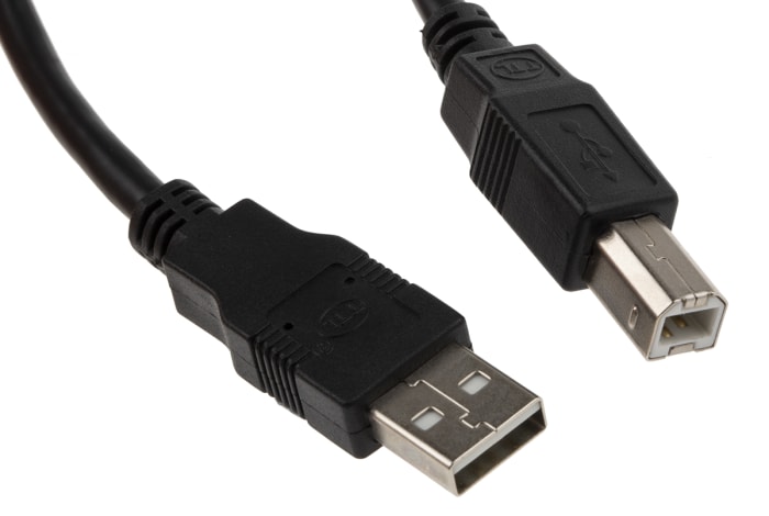 Cable USB 2.0 Lumberg, long. 5m, color Negro