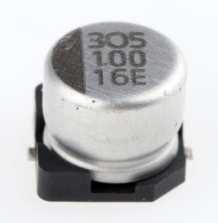 NIC Components 100μF Aluminium Electrolytic Capacitor 16V dc, Surface Mount - NACE101M16V6.3X5.5TR13F