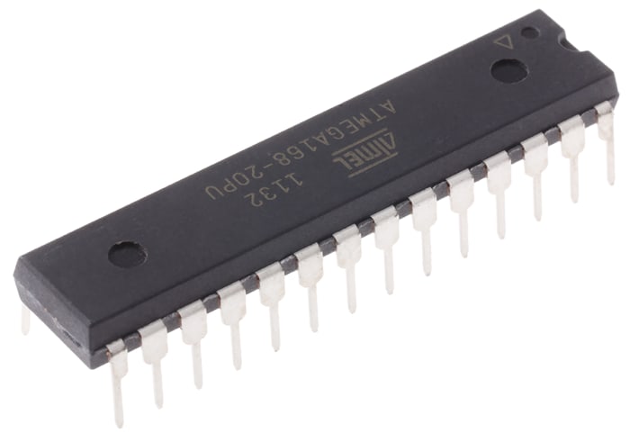 Microchip ATMEGA168-20PU, 8bit AVR Microcontroller, ATmega, 20MHz, 16 kB Flash, 28-Pin PDIP