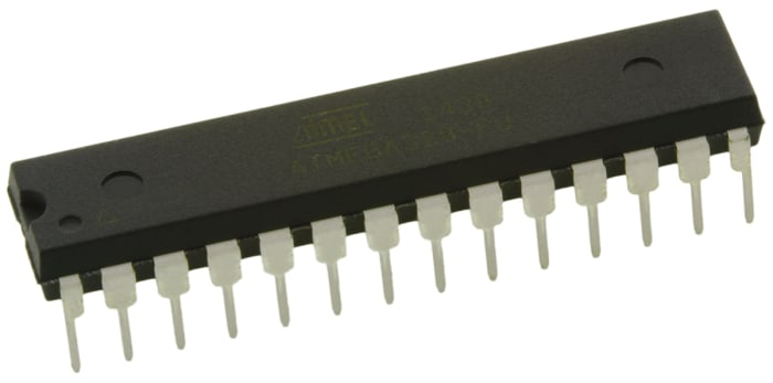 Microchip ATMEGA328-PU, 8bit AVR Microcontroller, ATmega, 20MHz, 32 kB Flash, 28-Pin PDIP