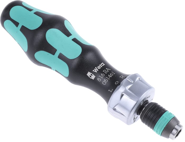 05051461001 Wera Wera 1/4 in Hexagon Ratchet Screwdriver, 150 mm