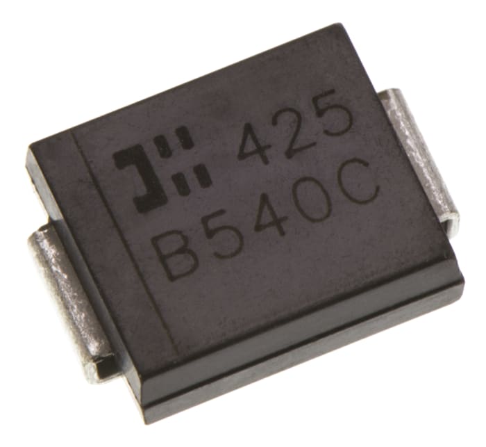 B540C13F DiodesZetex Diodes Inc 40V 5A, Schottky Diode, 2Pin DO