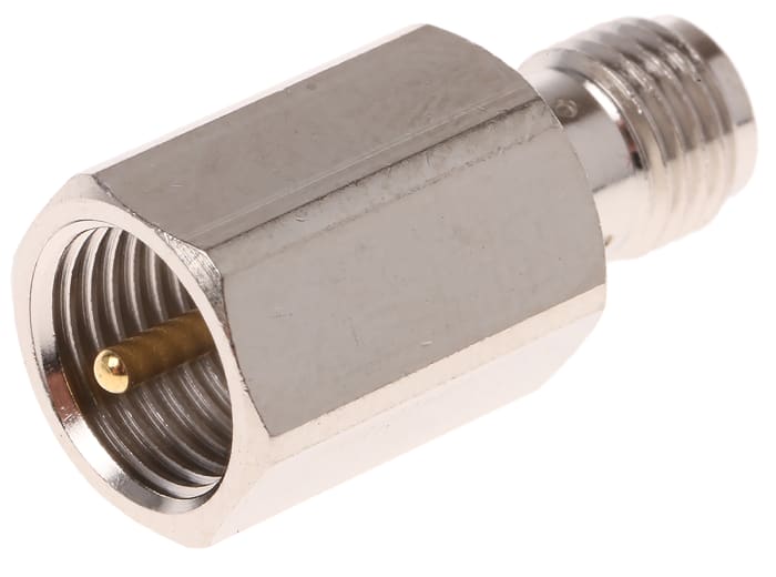 RS PRO Straight 50Ω RF Adapter FME Plug to SMA Socket 900MHz