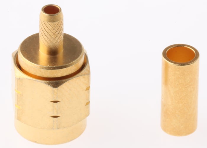 RS PRO, Plug Cable Mount SMA Connector, 50Ω, Crimp Termination, Straight Body
