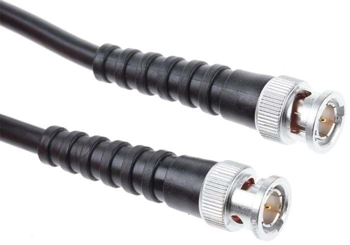 Telegartner Male BNC to Male BNC, 1.5m, RG59B/U Coaxial, Terminated75 Ω