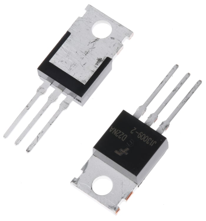 onsemi FJP13009H2TU NPN Transistor, 12 A, 400 V, 3-Pin TO-220