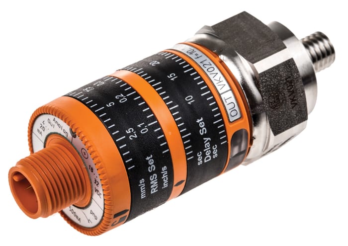 ifm electronic Vibration Sensor, 0 → 25mm/s Max, 500 mA Max, 32V Max, -25°C → +80°C