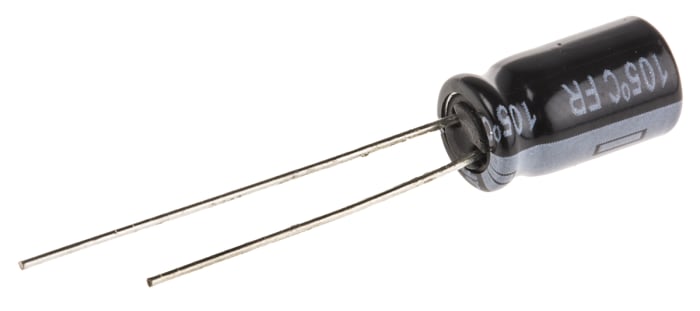 Panasonic 220μF Aluminium Electrolytic Capacitor 16V dc, Radial, Through Hole - EEUFR1C221