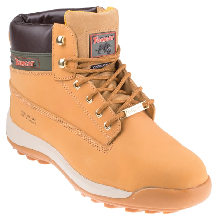 Chaussures de sécurité montantes Rockfall, Homme, T 47, Miel, S3, SRA, antistatiques