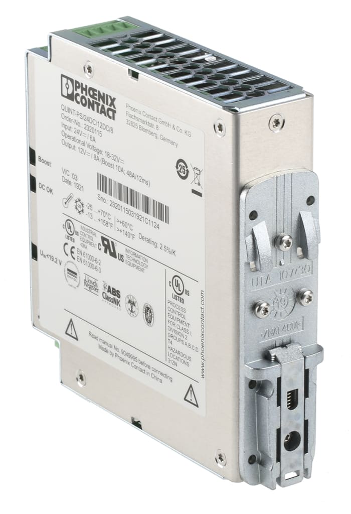 2320115 Phoenix Contact | Phoenix Contact QUINT-PS/24DC/24DC/8 DC-DC ...