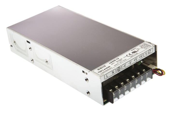 Alimentation à découpage TDK-Lambda, 200W, 1 sortie à  12V c.c., 16.7A