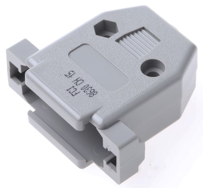 Amphenol Communications Solutions 8630CH Series Thermoplastic Straight D-Sub Backshell, 15 Way