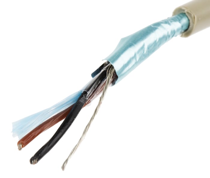 Alpha Wire ProTekt Series Data Cable, 2 Cores, 0.56 mm², Screened, 20 AWG, 50m, Screened Shield