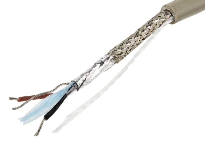 Datový kabel, typ pláště: Fólie, PVC, 300 V Stíněný, chování ohně: Zpomalovač hoření Alpha Wire