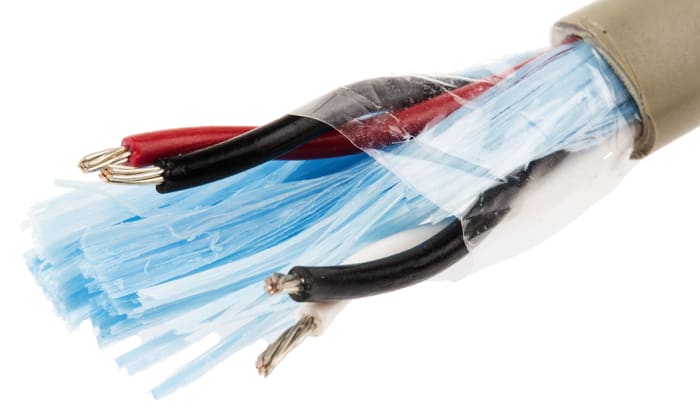 Alpha Wire ProTekt Series Data Cable, 2 Pairs, 4 Cores, 0.23 mm², Unscreened, 24 AWG, 50m, None Shield