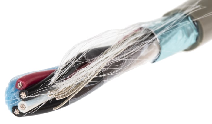 Câble de données Alpha Wire, 2 paires, 4x 0,35 mm², 22 AWG, Blindé, 50m