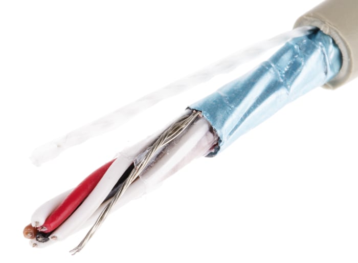 Alpha Wire ProTekt Series Data Cable, 3 Pairs, 6 Cores, 0.35 mm², Screened, 22 AWG, 50m, Screened Shield