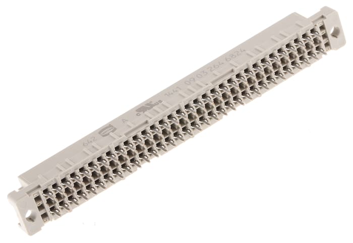 HARTING 64 Way 2.54mm Pitch, Type C Class C2, 3 Row, Straight DIN 41612 Connector, Socket