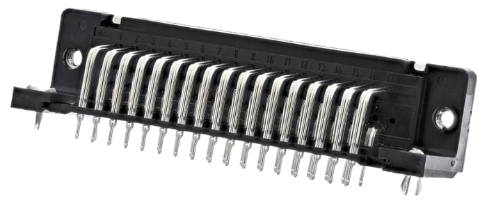 HARTING D-Sub Standard 50 Way Right Angle Through Hole D-sub Connector Socket, 2.76mm Pitch, with 4-40 UNC Threaded
