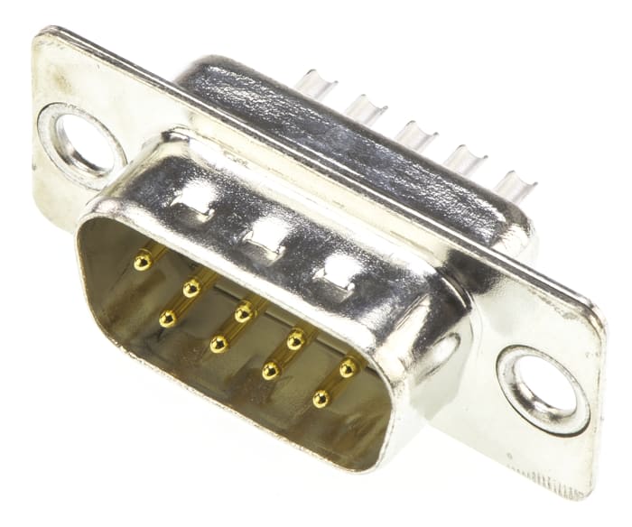 HARTING 9 Way Panel Mount D-sub Connector Plug, 2.77mm Pitch