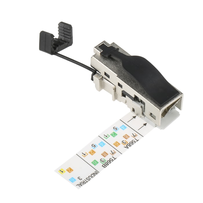 Weidmuller Single-Port RJ45 Field Installation Plug, Cat6a, STP