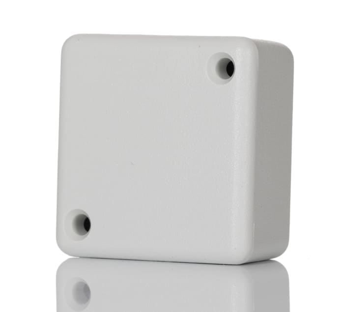 Hammond 1551 Series Grey ABS Enclosure, IP54, Flanged, Grey Lid, 40 x 40 x 20mm