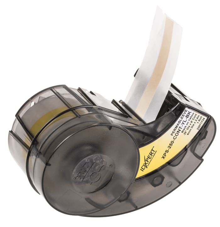 Brady Black on Yellow Label Printer Tape, 2.45 m Length, 11.2 mm Width