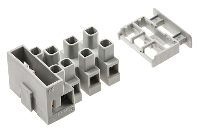 CAMDENBOSS Fused Terminal Block, 4-Way, 20A, 4 mm² Wire, Screw Down Termination