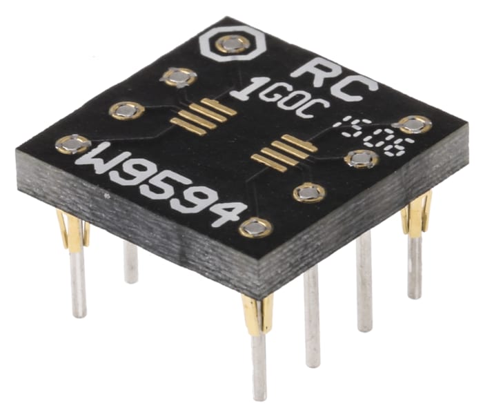 Adaptateur CI, SOP 8 contacts Femelle vers DIP 8 contacts Mâle, montage Traversant