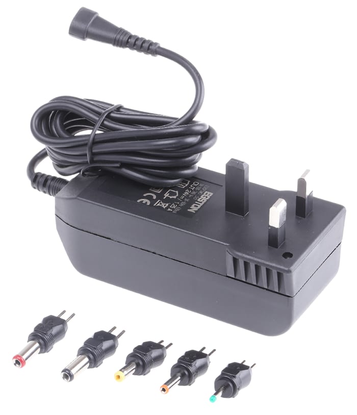 Egston Plug In Power Supply 24V dc Output, 1.25A Output