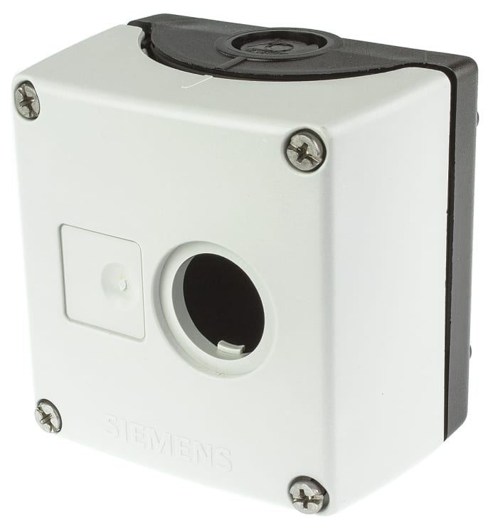 Siemens Grey Plastic Push Button Enclosure - 22mm Diameter