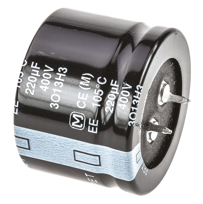 Panasonic 220μF Electrolytic Aluminium Electrolytic Capacitor 400V dc, Through Hole - EETEE2G221LJ