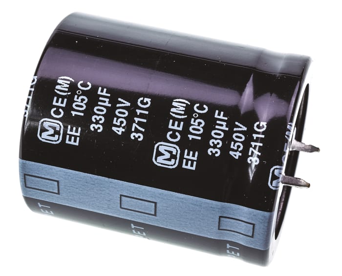 Panasonic 330μF Electrolytic Aluminium Electrolytic Capacitor 450V dc, Through Hole - EETEE2W331LJ