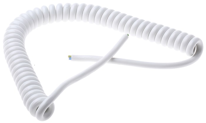 Câbles d'alimentation RS PRO 3G1 mm², Blanc, 1m
