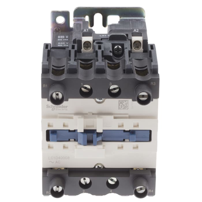 Schneider Electric TeSys D LC1D Contactor, 230 V ac Coil, 4-Pole, 60 A, 2NO + 2NC, 690 V ac/dc