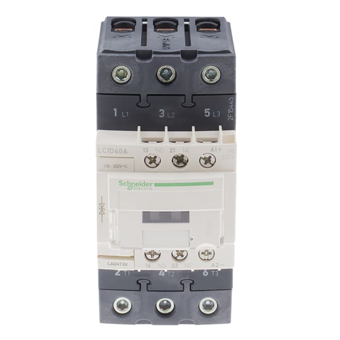 Schneider Electric LC1D Series Contactor, 230 V dc Coil, 3-Pole, 40 A, 3NO, 690 V ac/dc