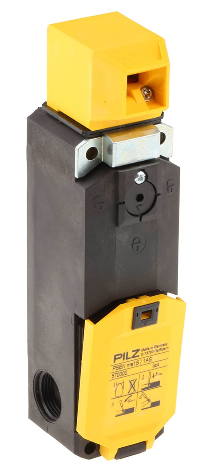 Pilz PSENme Series Solenoid Interlock Switch, Power to Unlock, 24V ac/dc, Actuator Included