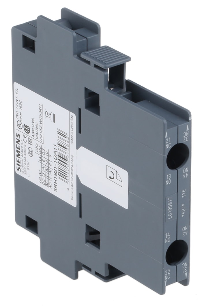Siemens Auxiliary Switch Block, Sirius Classic 3RH1