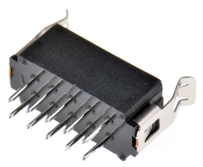 HARWIN Datamate L-Tek Series Straight Through Hole PCB Header, 10 Contact(s), 2.0mm Pitch, 2 Row(s), Shrouded